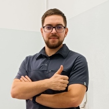 Powiększ obraz: Piotr Wolski, stomatolog Wojcieszków