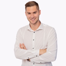 Powiększ obraz: Mateusz Wierciak, fizjoterapeuta Budzyń