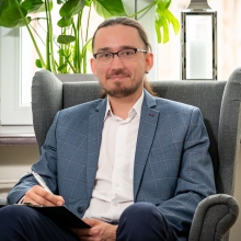 Powiększ obraz: Łukasz Cybułka, psycholog Łódź