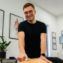 Powiększ obraz: Mateusz Saternus, fizjoterapeuta Lędziny