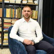 Powiększ obraz: Łukasz Zielonka, psychoterapeuta Kowale