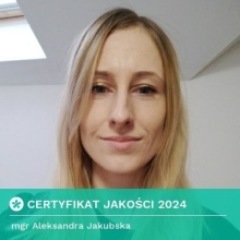 Powiększ obraz: Aleksandra Jakubska, psycholog Pruszcz Gdański