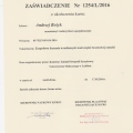 Powiększ obraz: certificate 15