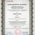 Powiększ obraz: certificate 14