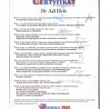Powiększ obraz: certificate 15