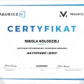 Powiększ obraz: certificate 14