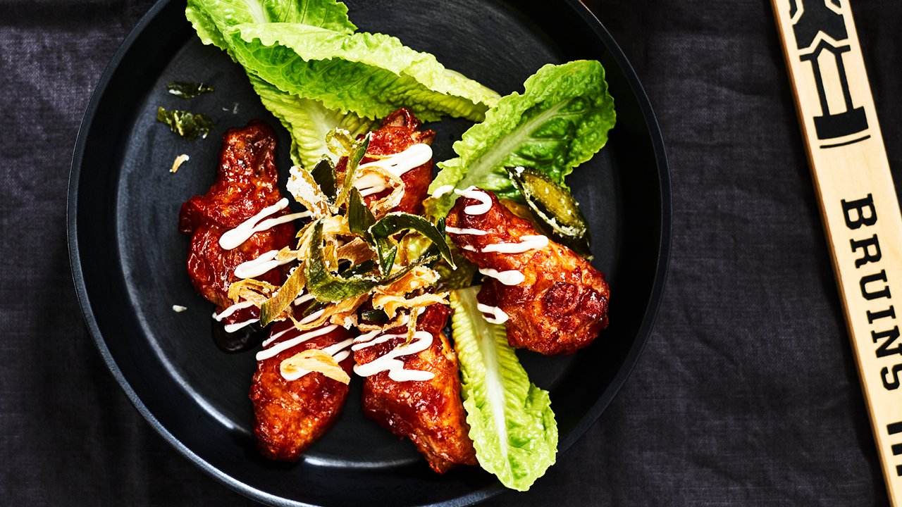 Sticky Mango Glazed Wings